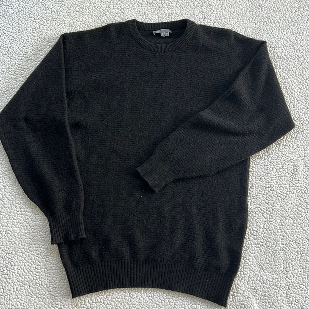Vince Black Crew Neck Sweater